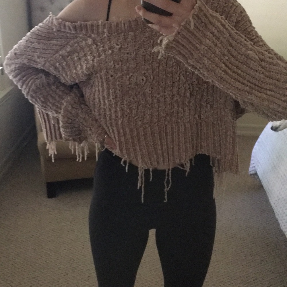 Brand new shaggy sweater